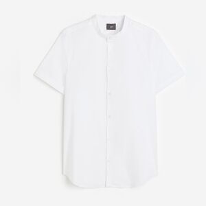 H&M Men's Crisp White Button Down Shirt